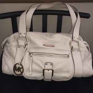 Michael Kors Leather Cream Purse